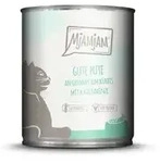 MJAMJAM Leckere Mahlzeit 800g Dose Katzennassfutter 6 x 800 Gramm gute Pute an