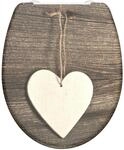 Duroplast WC-Sitz WOOD HEART