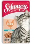 SCHMUSY Ragout Pouch in Sauce 100g Frischebeutel Katzennassfutter Sparpaket 44 x 100