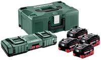 Metabo Basic-Set 4x LiHD 5.5Ah ASC 145 DUO + ML