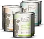 MJAMJAM Mixpaket 6 x 800g Dose Hundenassfutter Mixpaket I - Huhn & Ente, Rind, Pute