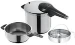 WMF Perfect Premium One Pot Schnellkochtopf-Set mit Dampfgareinsatz, 22 cm, 6,5...