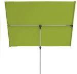 doppler Balkonblende ACTIVE 180 x 130, Stahl Silber / Polyester 180 g/m&sup2; Freshgreen