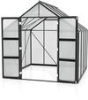 Vitavia Gew&auml;chshaus Domus 6700 inkl. 2 Dachfenstern - 6,7 m&sup2; 4 mm Hohlkammerplatten