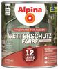 Alpina 951221, Alpina Holzschutz Wetterschutz-Farbe halbdeckend Grün, Grundpreis: