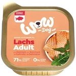 WOW Adult 150g Hundenassfutter Sparpaket 22 x 150 Gramm Lachs mit Tomate