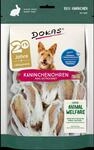 DOKAS Kaninchenohren getrocknet Hundesnack 100 Gramm