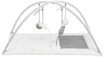 TRIXIE Kratzmatte mit Spielbogen, 60 &times; 33 &times; 42 cm, grau/lichtgrau