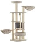 NOBBY Kratzbaum "FIDA" cream-leinenoptik; 70 x 70 x 165 cm