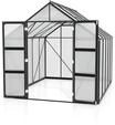 Vitavia Gew&auml;chshaus Domus 8300 inkl. 4 Dachfenstern - 8,3 m&sup2; 4 mm...