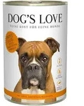 Dog's Love Classic 400g Dose Hundenassfutter Sparpaket 12 x 400 Gramm Pute mit Apfel,