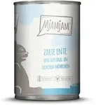 MJAMJAM Leckere Mahlzeit 400g Dose Katzennassfutter 6 x 400 Gramm zarte Ente &