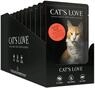 Cat's Love Adult 12 x 85g Mulitpack Katzennassfutter