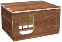 TRIXIE Natural Living Haus Hilke mit Raufe