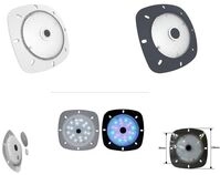 myPOOL LED-Magnet-Scheinwerfer-Geh&auml;use: Grau/Licht: Wei&szlig;