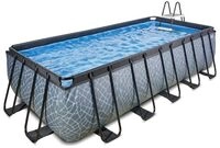Exit rechteckiger Rahmenpool mit Sandfilteranlage (H&ouml;he 122cm) 540 x 250 x 122...