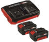 Einhell 4512112, Einhell Akkuset PXC-Starter-Kit 2 18V 2x 4,0Ah & Twincharger Kit