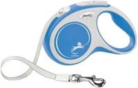 Flexi New COMFORT Gurt S 5m Roll-Leine f&uuml;r Hunde blau