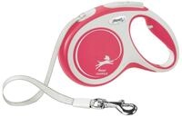 Flexi New COMFORT Gurt M 5m Roll-Leine f&uuml;r Hunde rot