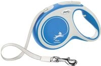 Flexi New COMFORT Gurt M 5m Roll-Leine f&uuml;r Hunde blau
