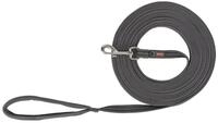 TRIXIE Fusion Schleppleine, gummiert, M&ndash;L: 15 m/17 mm, grafit