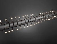 Konstsmide Weihnachtsbeleuchtung LED Globelichterkette 160 warmwei&szlig;e Dioden...