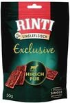RINTI Exclusive Snack pur 50 Gramm Hundesnack 50 Gramm Hirsch