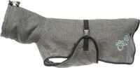 TRIXIE Bademantel f&uuml;r Hunde grau L 60cm