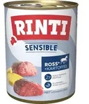RINTI Sensible 800g Dose Hundenassfutter 12 x 800 Gramm Ross + Kartoffel