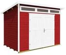 Weka Gartenhaus 264 mit Oberlichtern - 21 mm schwedenrot 295 x 209 cm (Gr. 3) - 50 %