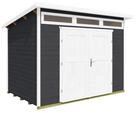 Weka Gartenhaus 264 mit Oberlichtern - 21 mm anthrazit 295 x 239 cm (Gr. 4) - 50 %