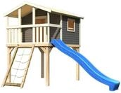 Akubi Kinderspielhaus Kinderspielger&auml;t Benjamin inkl. Wellenrutsche und...