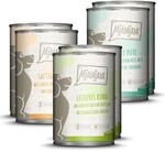 MJAMJAM Mixpaket 6 x 400g Dose Hundenassfutter Mixpaket I - Huhn & Ente, Rind,...