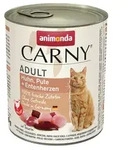animonda Carny Adult 800g Dose Katzennassfutter Sparpaket 12 x 800 Gramm Huhn, Pute +