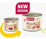 animonda Carny Adult 200g Dose Katzennassfutter Sparpaket 12 x 200 Gramm Pute +