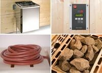Weka Saunaofen-Set 2 inkl. 4,5 kW Ofen, Saunasteine, Steuerger&auml;t