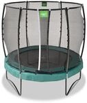Exit Allure Premium Trampolin mit Sicherheitsnetz &Oslash; 253 cm gr&uuml;n