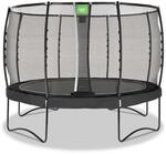 Exit Allure Premium Trampolin mit Sicherheitsnetz &Oslash; 366 cm schwarz