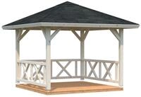 Palmako Pavillon Betty 9,0 m&sup2; naturbelassen