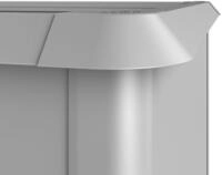 Biohort Schneckenschutz f&uuml;r HochBeet 201 x 102 x 77 cm (Gr. 2x1) silber-metallic