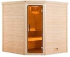 Weka Premium Massivholzsauna Turku 1 Sparset 2 inkl. 7,5 kW Bioaktiv-Ofen und
