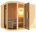Weka Element-Designsauna Sara 2 Sparset inkl. Ofen-9,0 kW BioAktiv-Kombiofen...