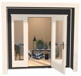 Weka Gartenhaus 263 mit gro&szlig;er Glasfront - 28 mm anthrazit 239 x 235 cm (Gr....