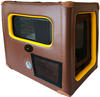 TAMI 400000060, TAMI Backseat Box Hundebox mit Airbagfunktion braun S 50x60x50cm
