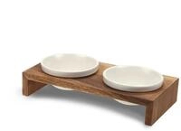 Wolters Gohan Doppelnapf - Teak XS 2 x 0,2 Liter