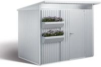 Biohort FloraBoard Blumenkasten f&uuml;r Avantgarde, Highline, Panorama-silber-metallic