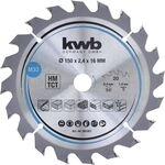 kwb S&auml;gebl HM Mittel 150x16 Z20 583357