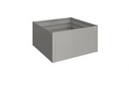 Biohort HochBeet 152 x 152 x 77 cm (Gr. 1,5x1,5) quarzgrau-metallic