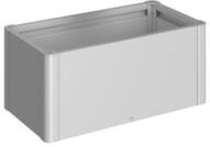 Biohort Pflanzbeet Belvedere B 102 x T 53 cm (Gr. 100) 45 cm (MINI) silber-metallic