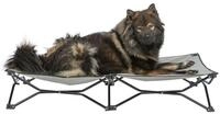 TRIXIE Camping-Bett f&uuml;r Hunde, 69 &times; 20 &times; 69 cm, beige/schwarz